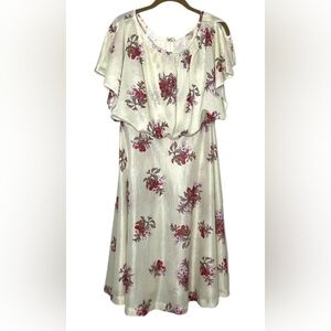 Vintage 1970s Sundress, Soft & Sheer Festival Boho Dress for Summer, Sears